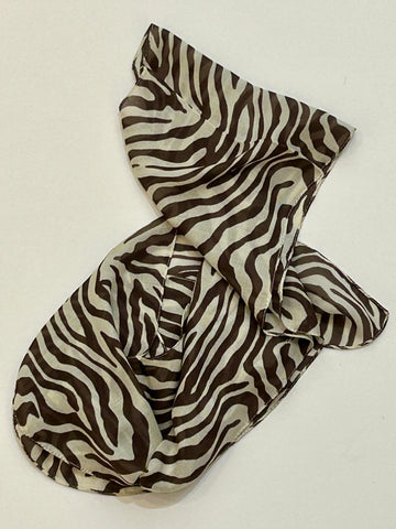 Brown Zebra 8x70 Modal Scarf