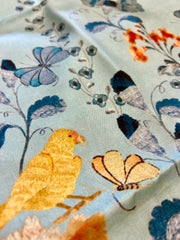 Birdie 35x35 Silk Twill Scarf